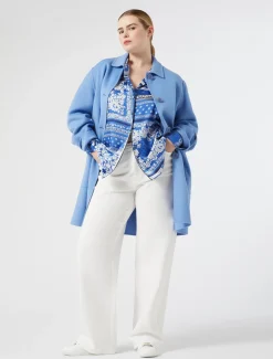 Pantaloni in bull di cotone