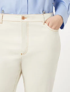 Pantaloni in bull di cotone