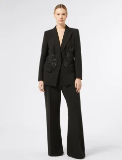 Pantaloni in cady triacetato