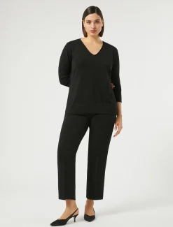 Pantaloni in cady triacetato