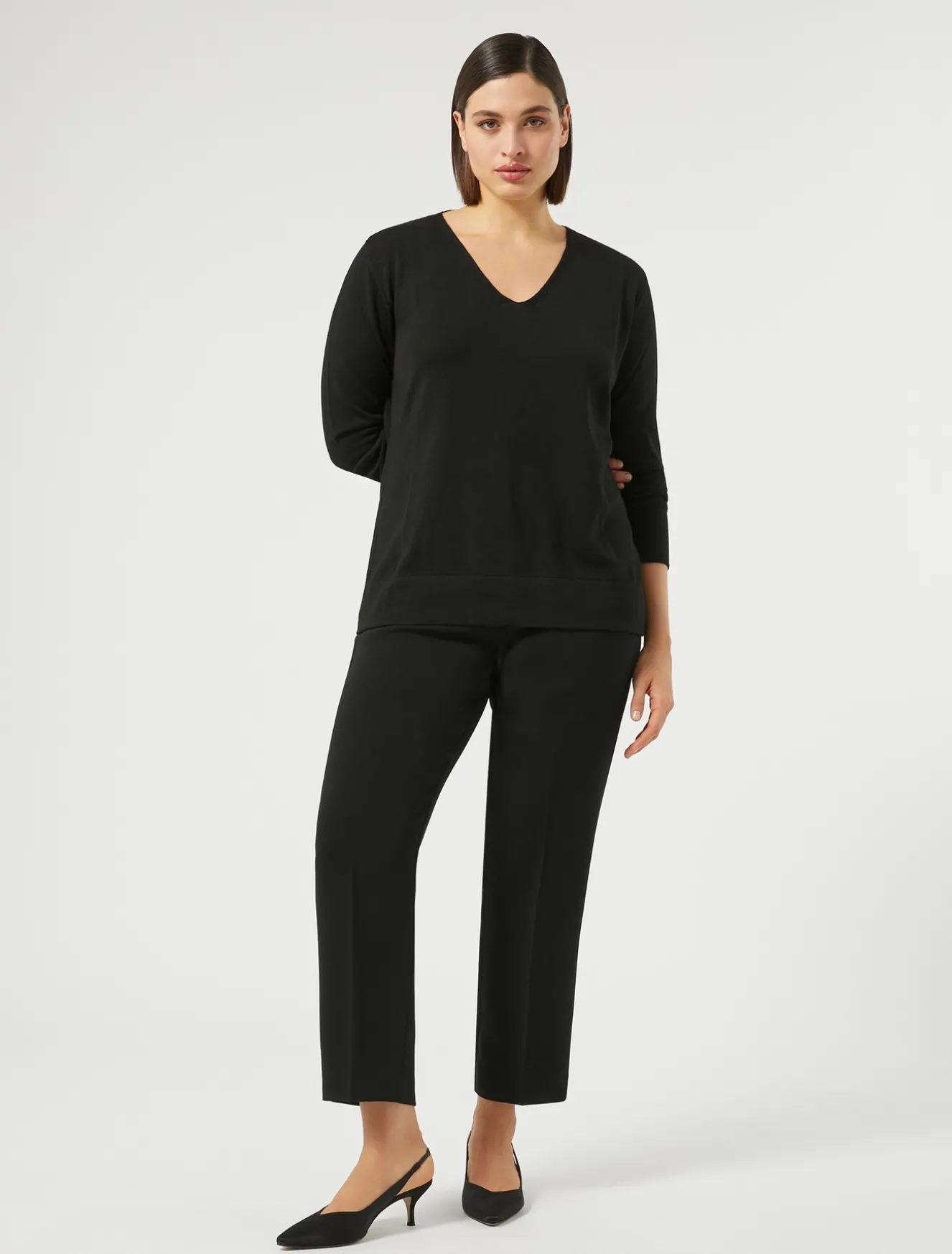 Pantaloni in cady triacetato