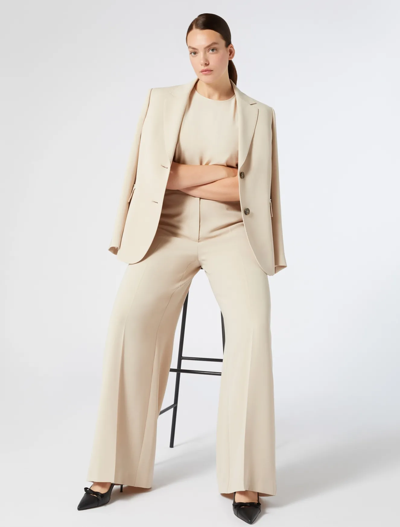 Pantaloni in cady triacetato