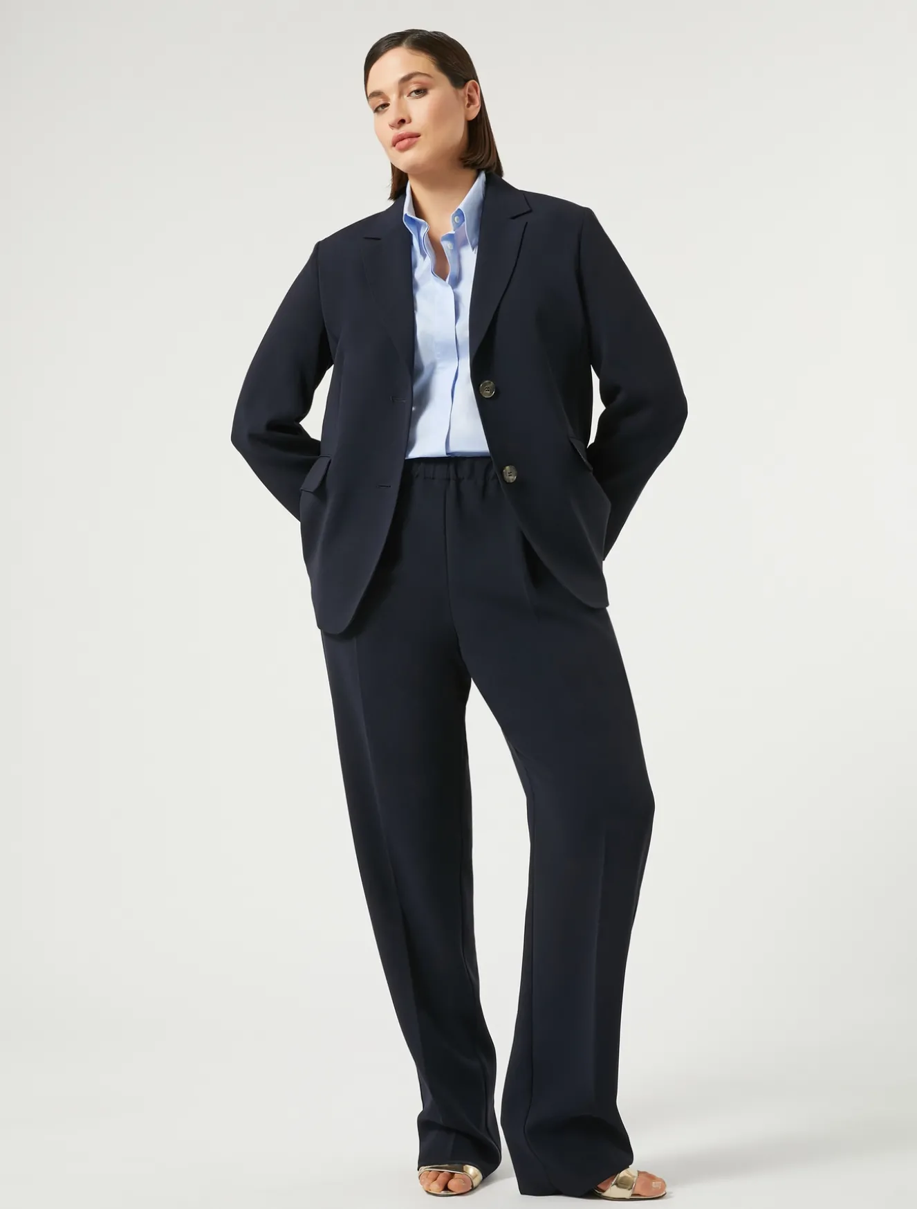 Pantaloni in cady triacetato