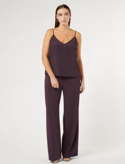 Pantaloni in cady triacetato