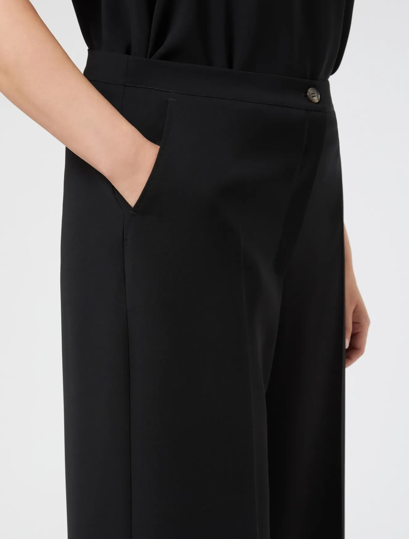 Pantaloni in cady triacetato