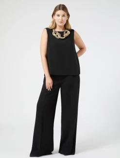 Pantaloni in cady triacetato