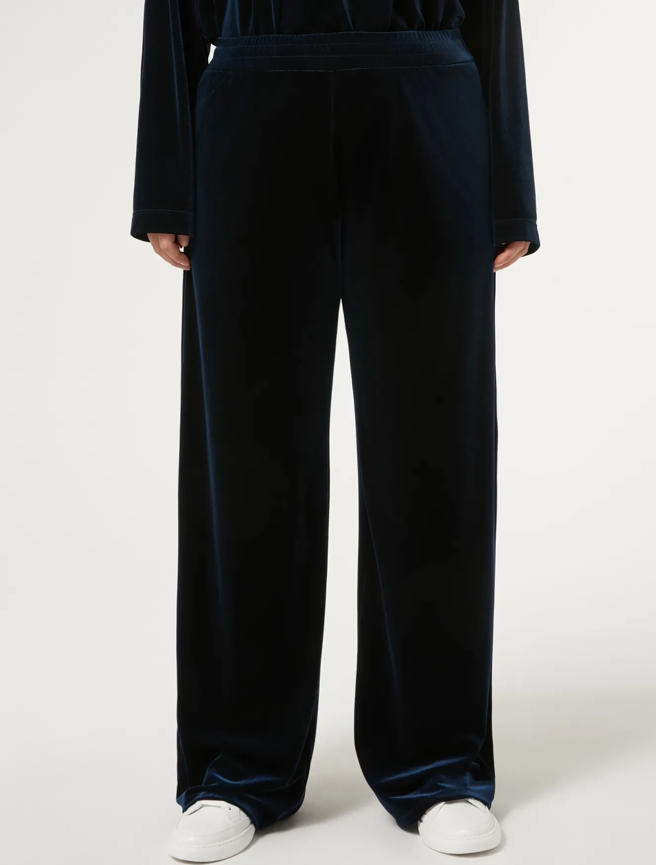 Pantaloni in ciniglia stretch