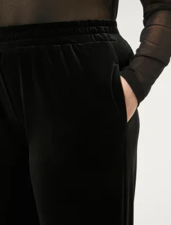 Pantaloni in ciniglia stretch