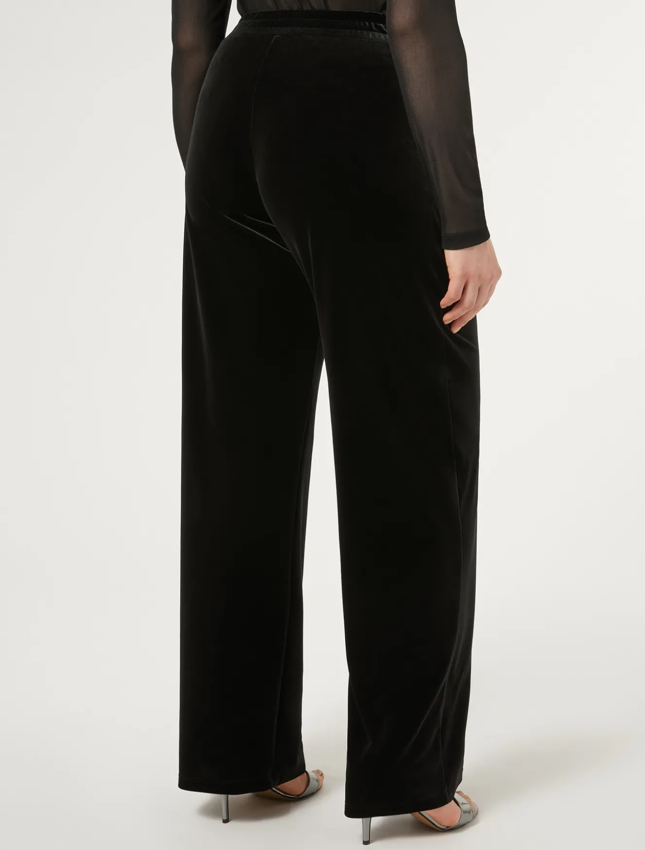 Pantaloni in ciniglia stretch