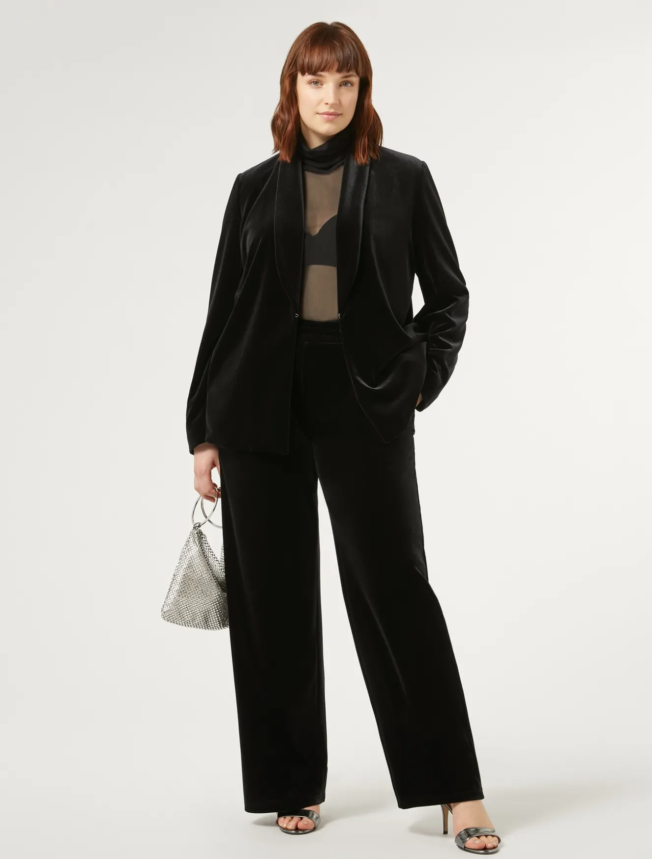 Pantaloni in ciniglia stretch