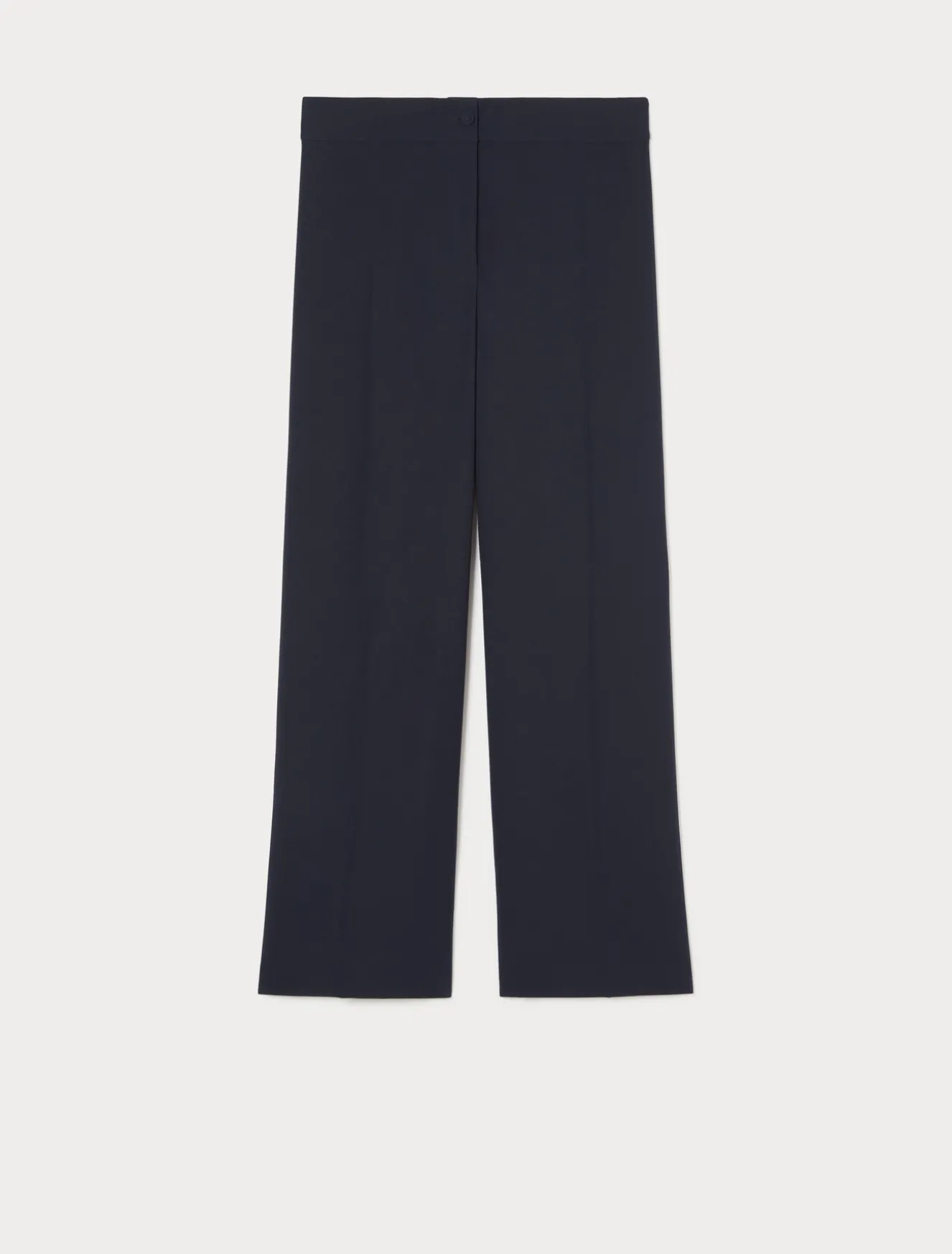 Pantaloni in crêpe envers satin