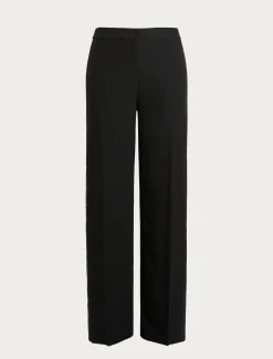 Pantaloni in crêpe envers satin