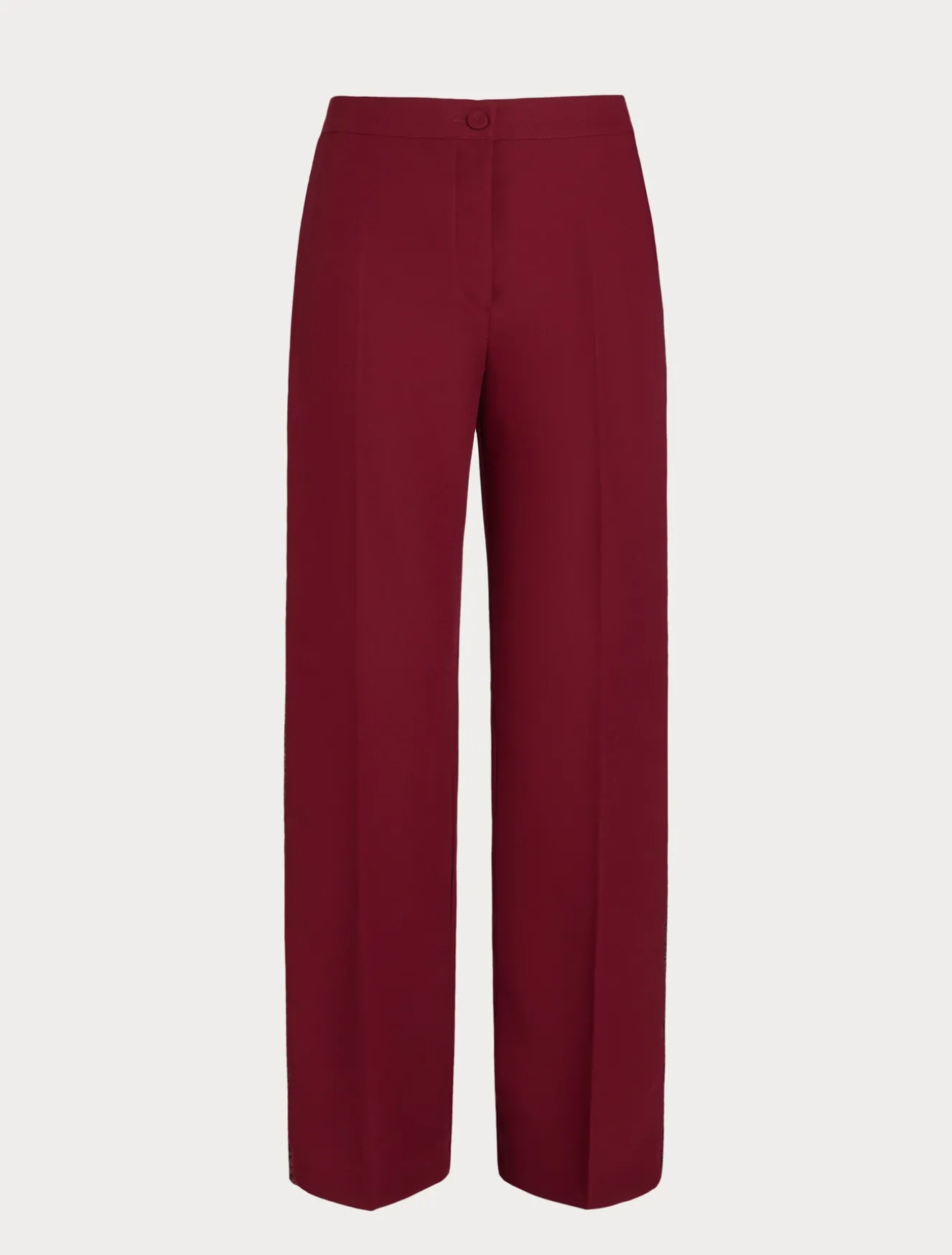 Pantaloni in crêpe envers satin