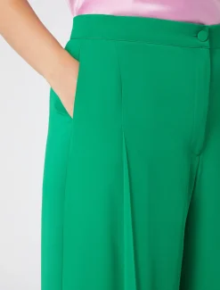 Pantaloni in crêpe georgette