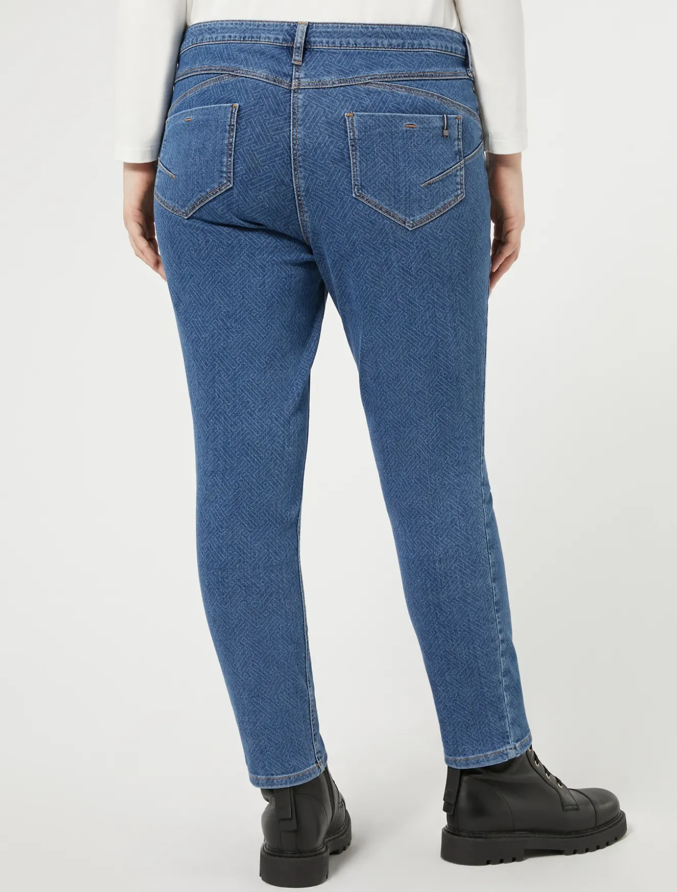 Pantaloni in denim di cotone