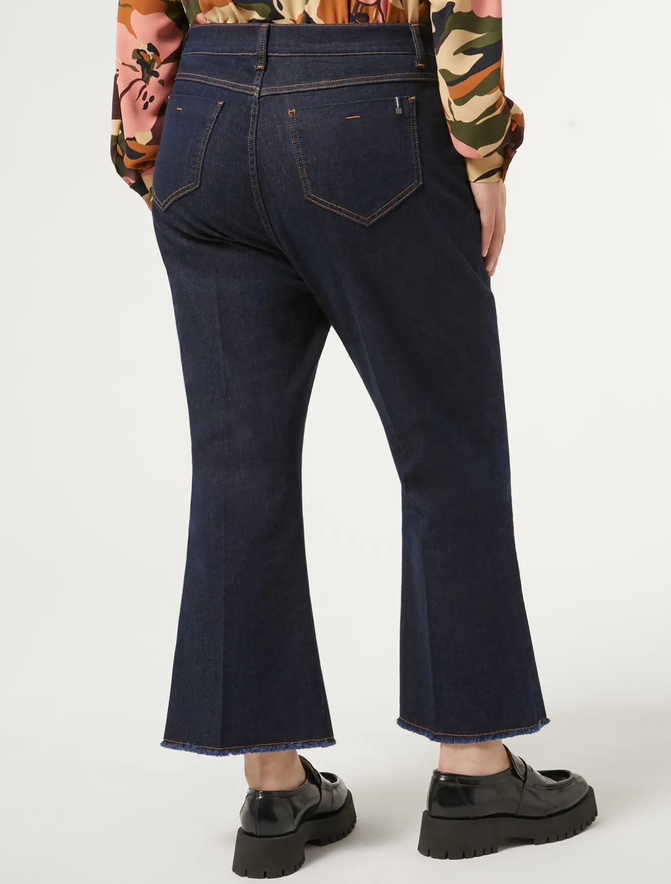 Pantaloni in denim di cotone
