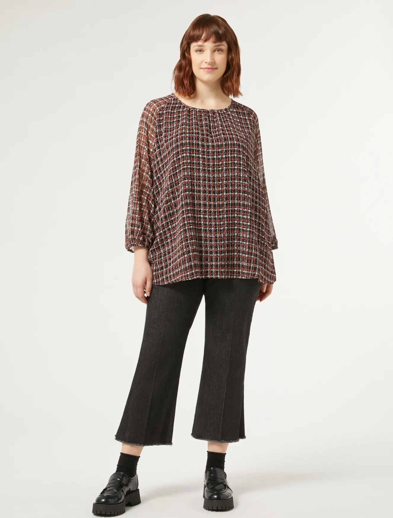 Pantaloni in denim di cotone