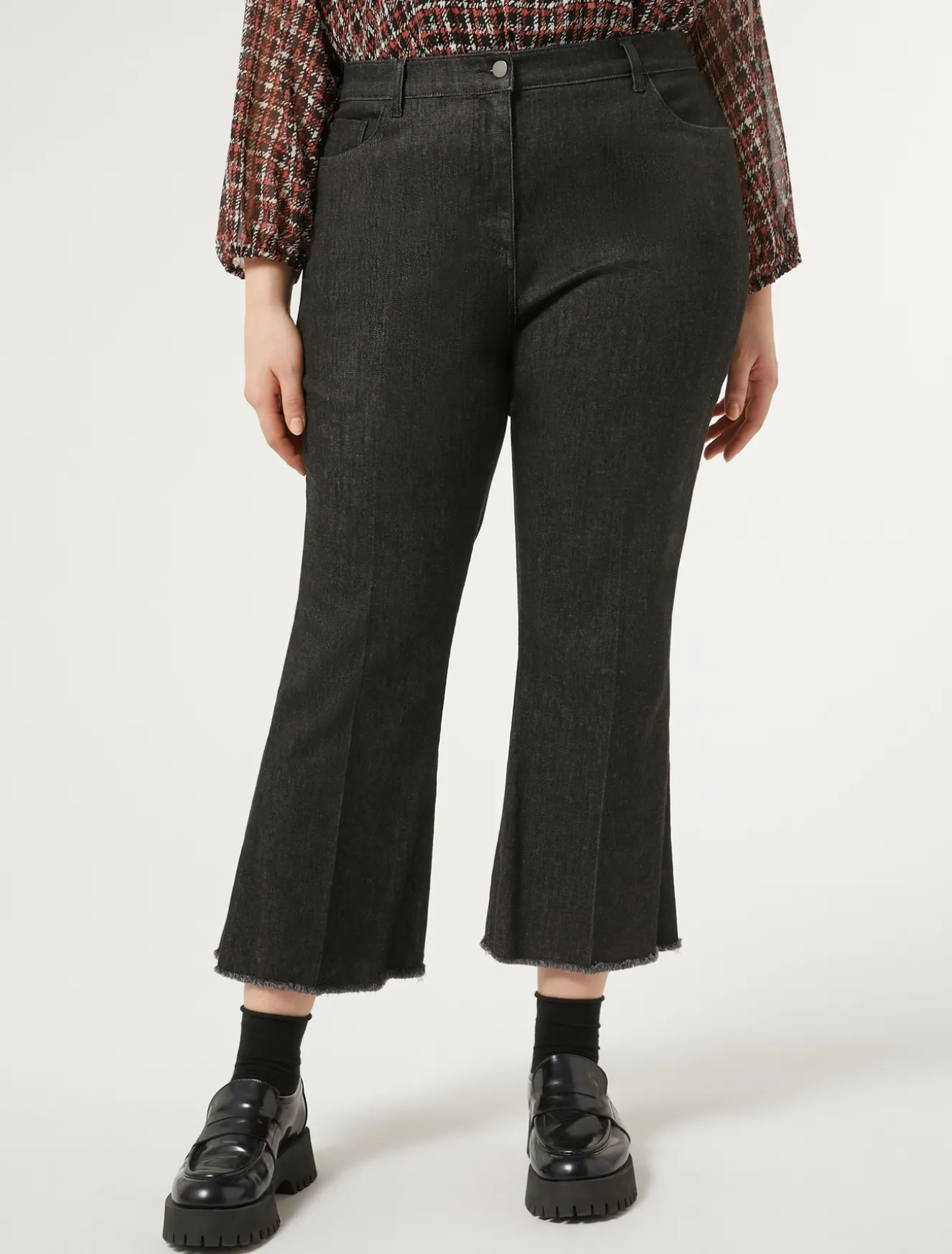 Pantaloni in denim di cotone