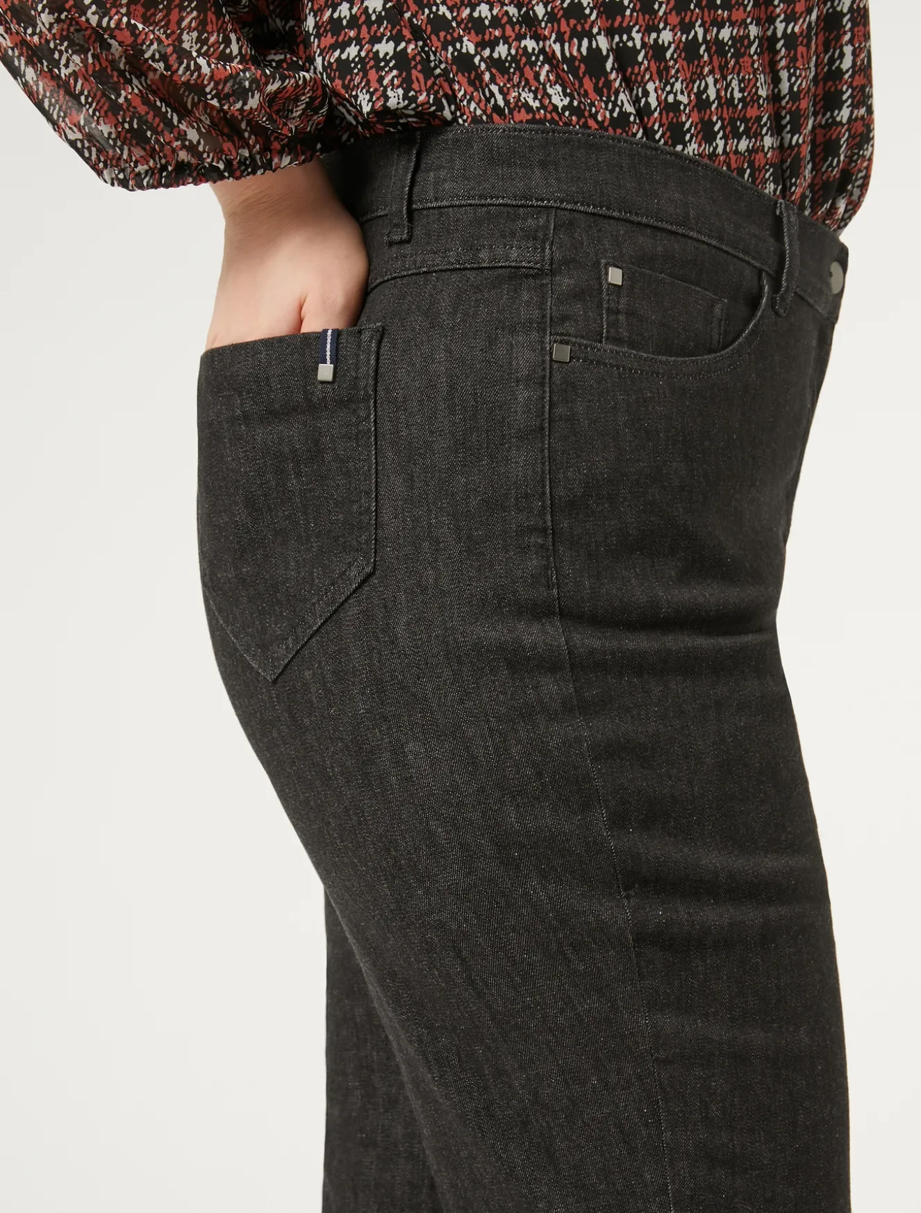 Pantaloni in denim di cotone