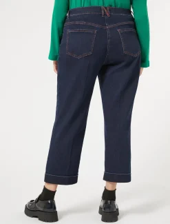 Pantaloni in denim di cotone stretch