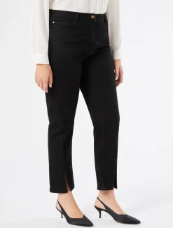 Pantaloni in denim di cotone stretch