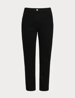 Pantaloni in denim di cotone stretch