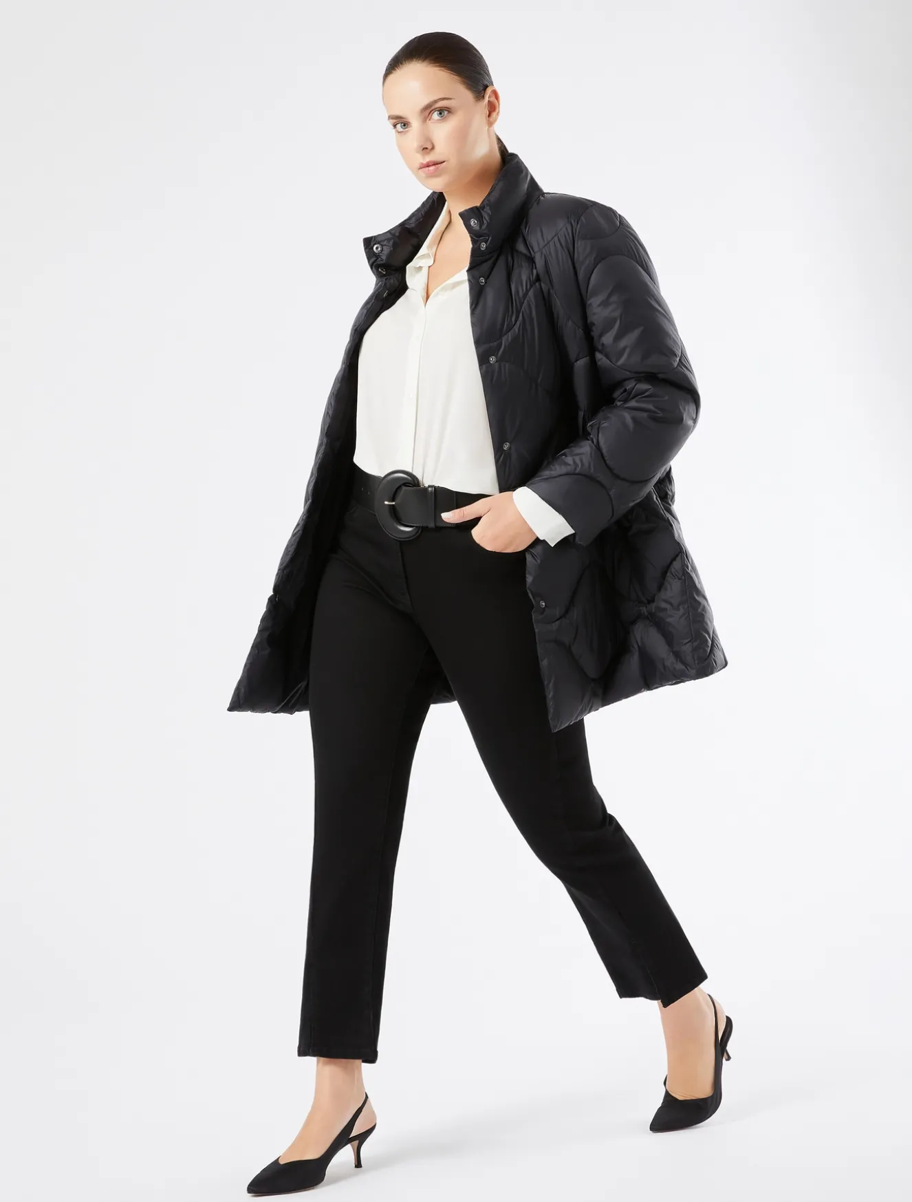 Pantaloni in denim di cotone stretch