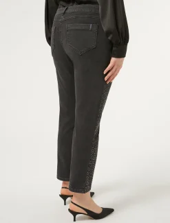 Pantaloni in denim di cotone