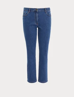 Pantaloni in denim di cotone stretch