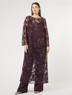 Pantaloni in envers satin lucido