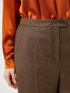 Pantaloni in flanella di lana