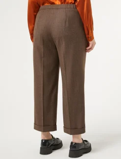 Pantaloni in flanella di lana