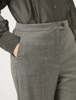 Pantaloni in flanella di lana