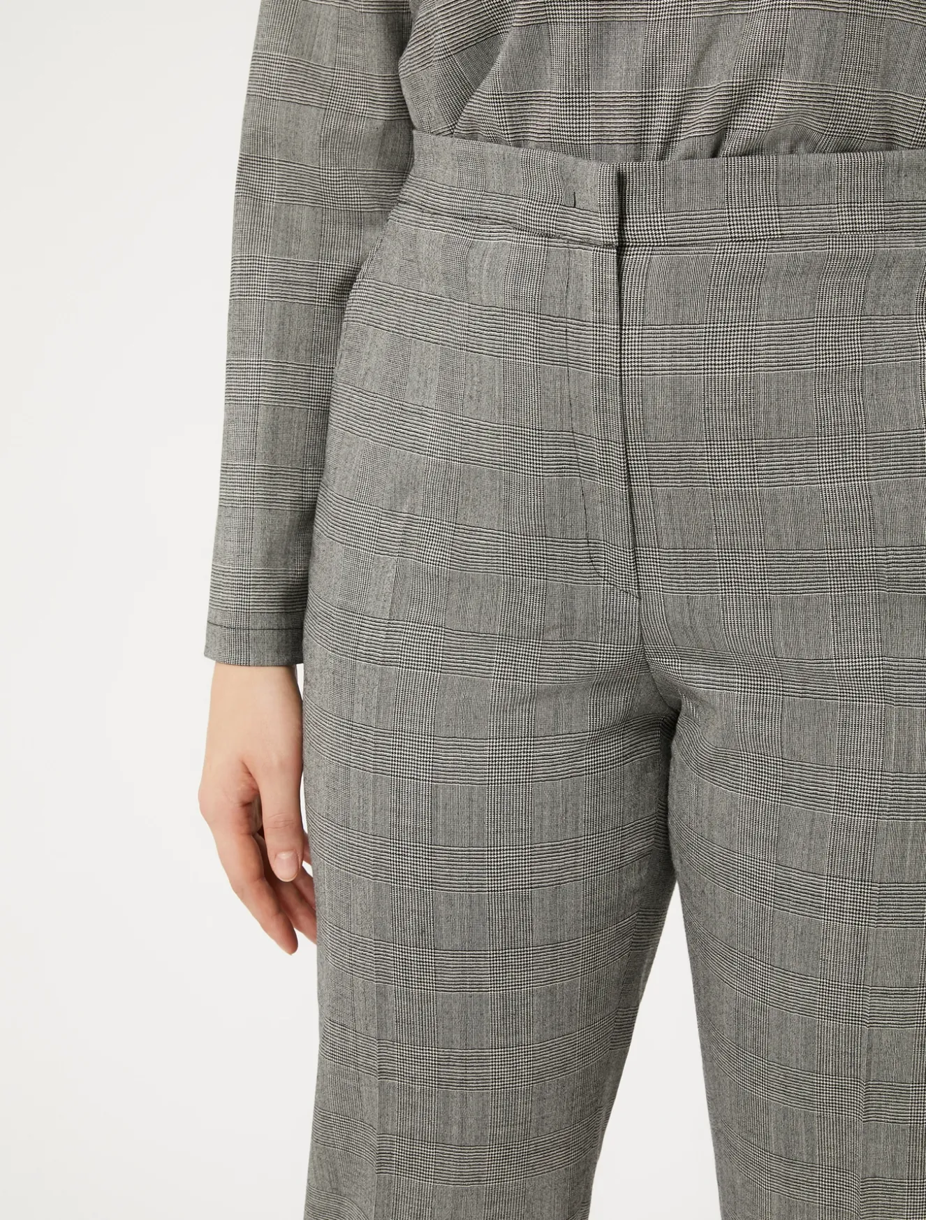 Pantaloni in foulé di lana