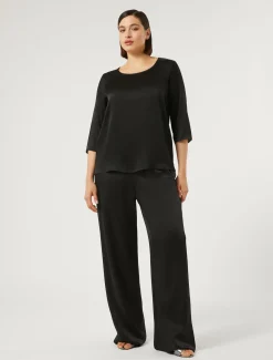 Pantaloni in frisottino lucido