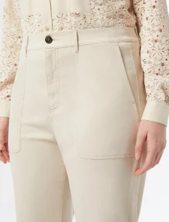 Pantaloni in gabardina