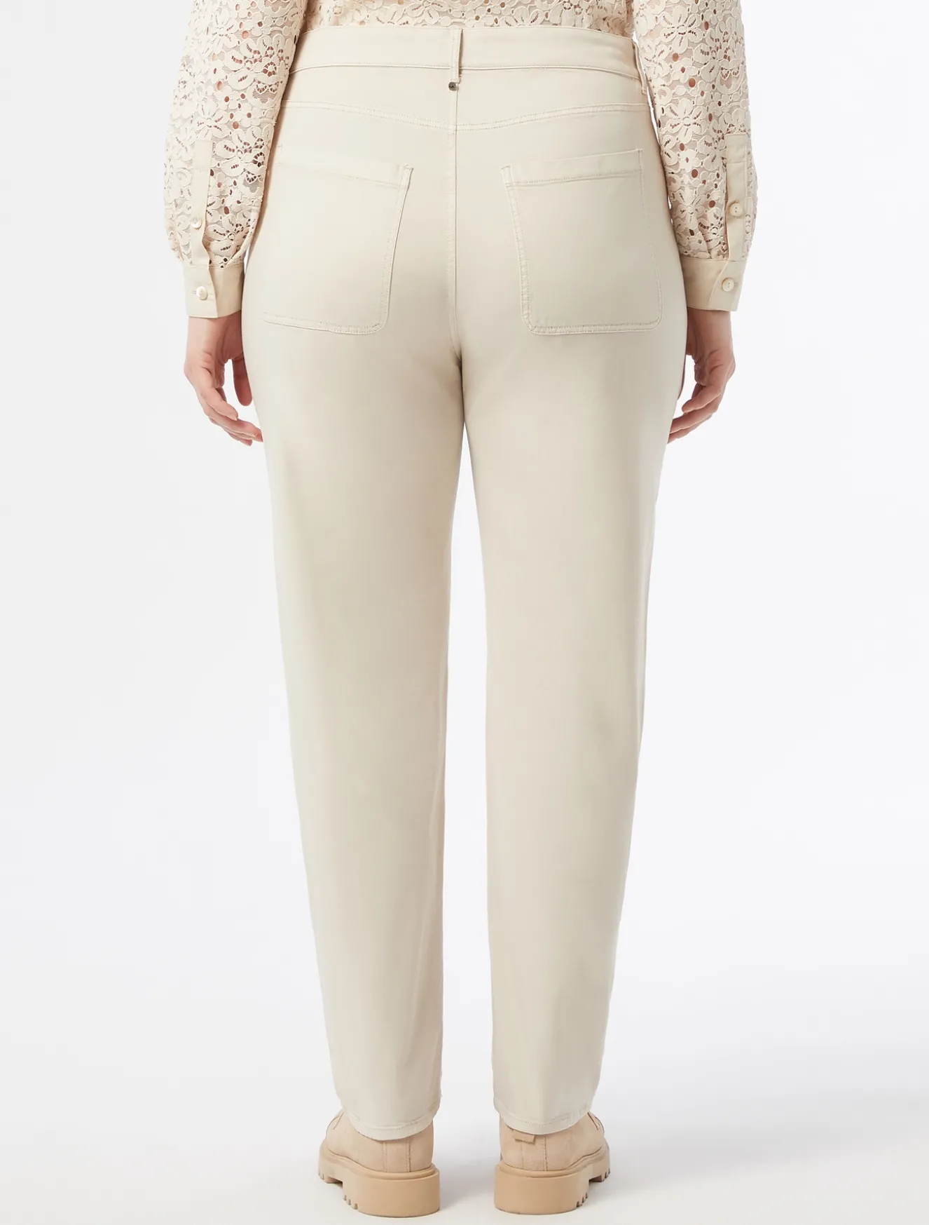 Pantaloni in gabardina