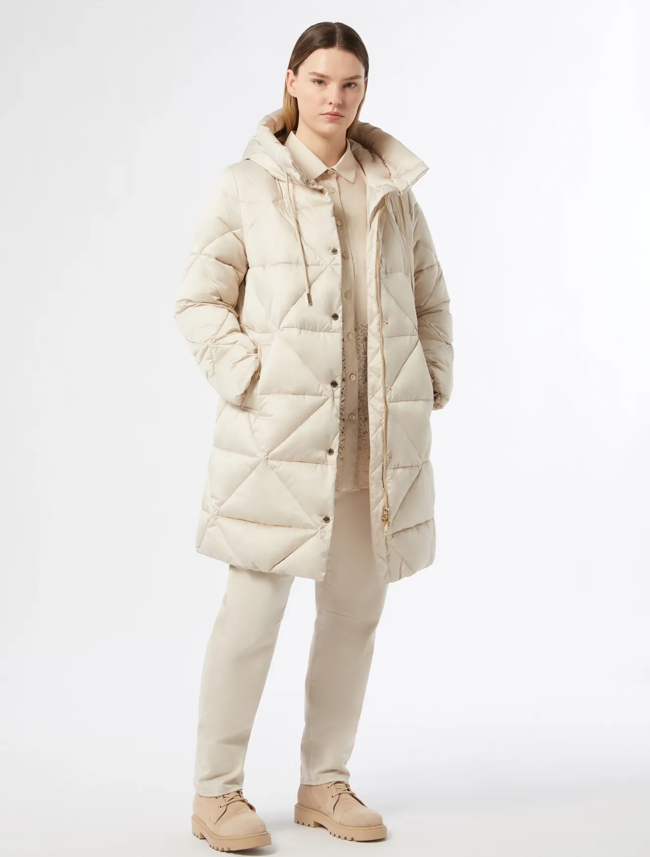 Pantaloni in gabardina