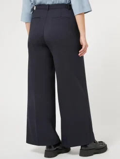 Pantaloni in gabardina fluida