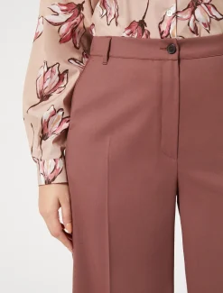 Pantaloni in gabardina fluida