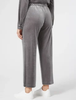 Pantaloni in jersey di velluto