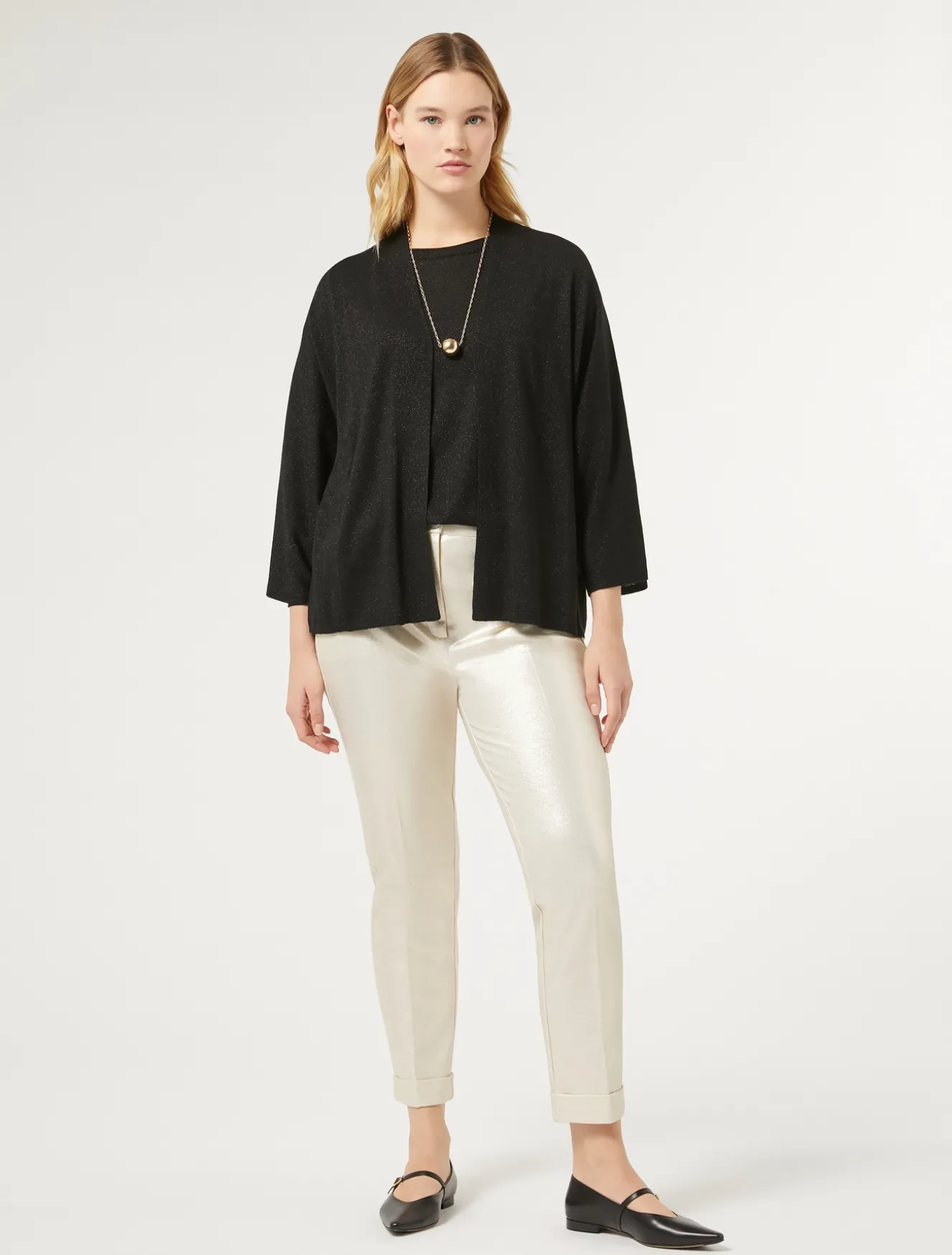 Pantaloni in jersey laminato