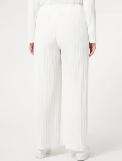 Pantaloni in jersey plissé