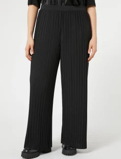 Pantaloni in jersey plissé