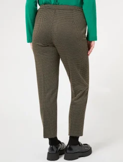 Pantaloni in jersey tinto filo