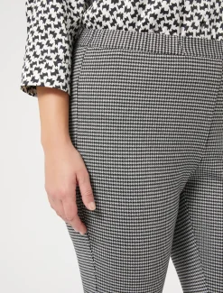 Pantaloni in jersey tinto filo