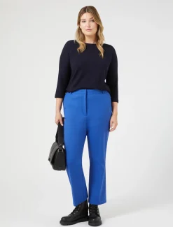 Pantaloni in misto cotone stretch