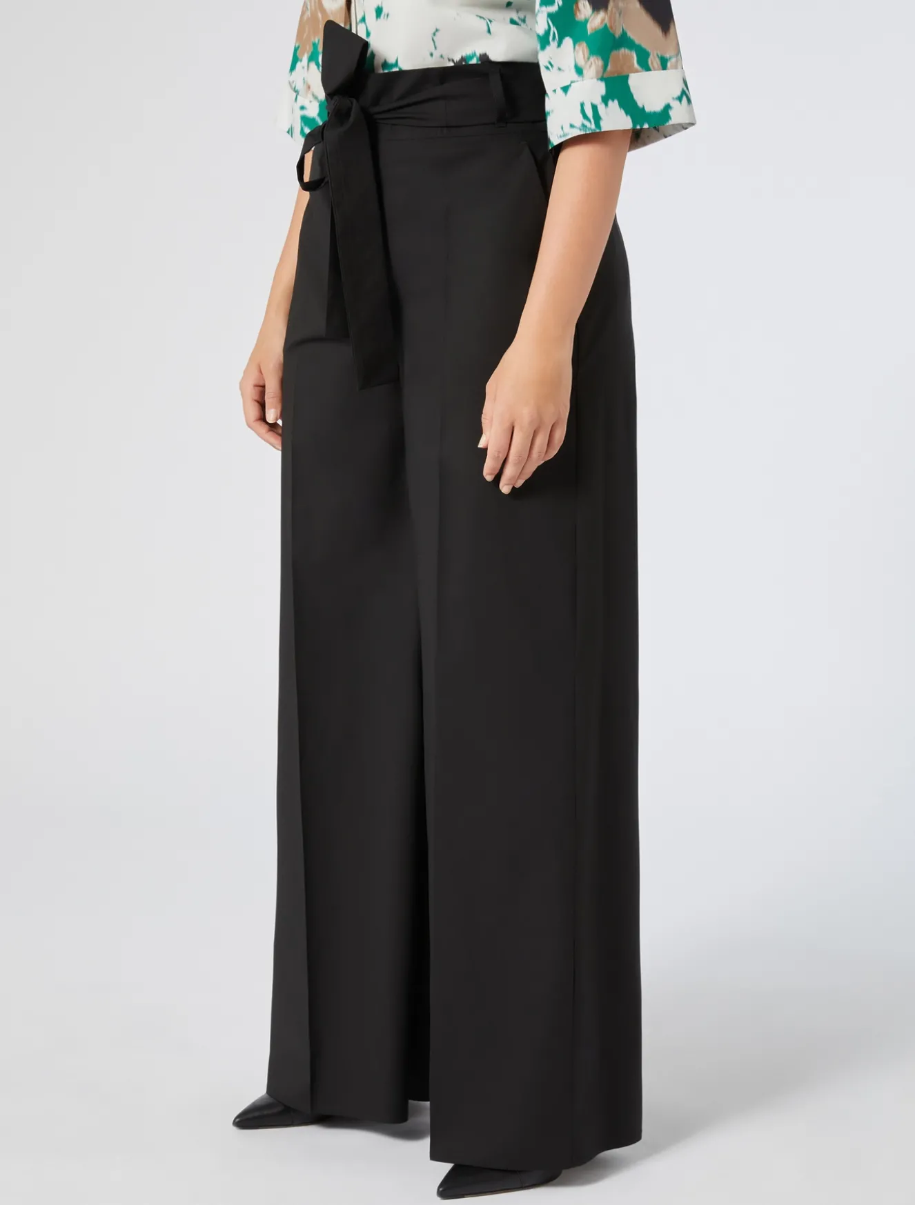 Pantaloni in popeline di cotone