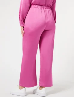 Pantaloni in raso fluido