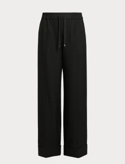 Pantaloni in saglia di misto viscosa